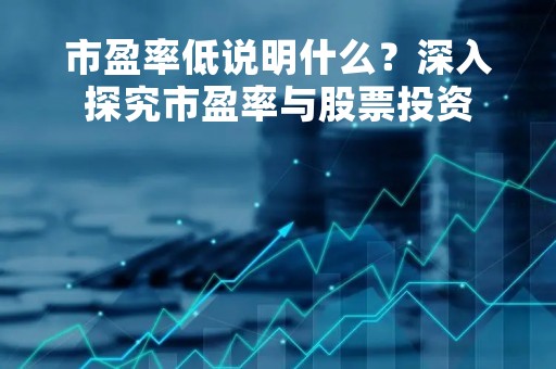 市盈率低说明什么？深入探究市盈率与股票投资