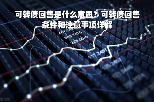 可转债回售是什么意思？可转债回售条件和注意事项详解