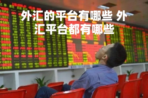 外汇的平台有哪些 外汇平台都有哪些