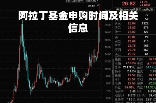 阿拉丁基金申购时间及相关信息