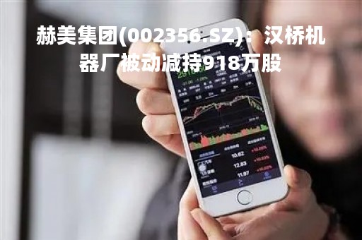 赫美集团(002356.SZ)：汉桥机器厂被动减持918万股