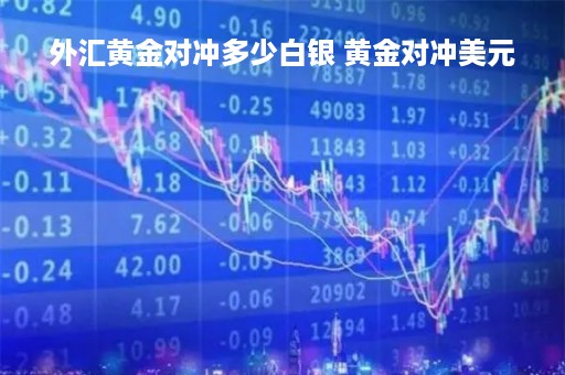 外汇黄金对冲多少白银 黄金对冲美元