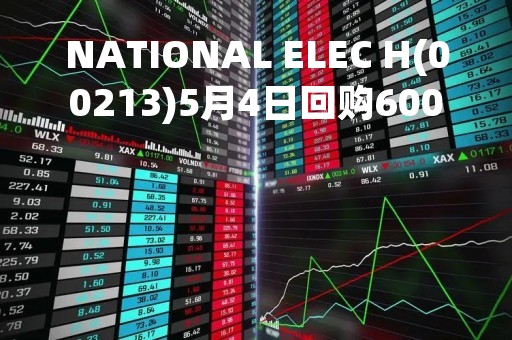 NATIONAL ELEC H(00213)5月4日回购6000股