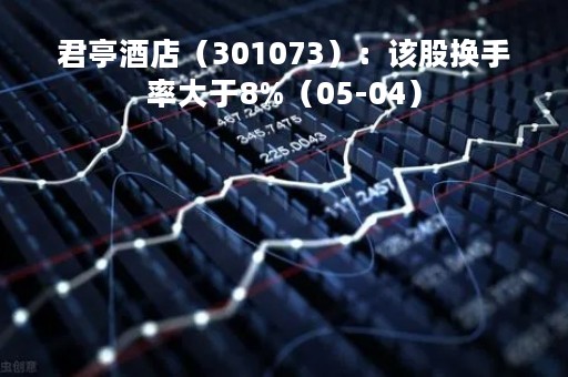 君亭酒店（301073）：该股换手率大于8%（05-04）