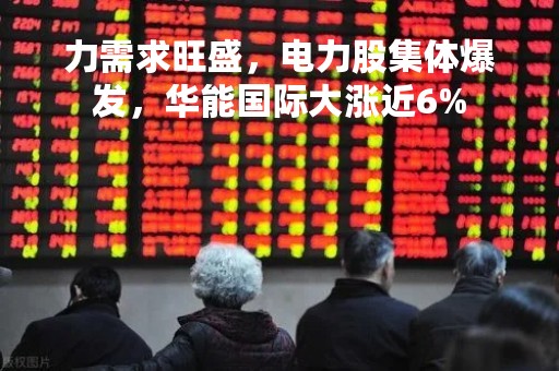 力需求旺盛，电力股集体爆发，华能国际大涨近6%