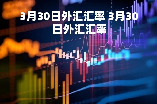 3月30日外汇汇率 3月30日外汇汇率
