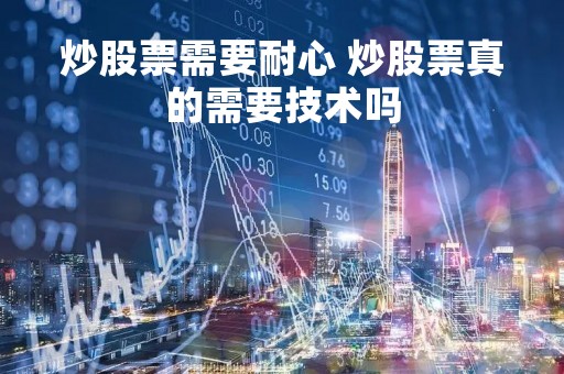 炒股票需要耐心 炒股票真的需要技术吗