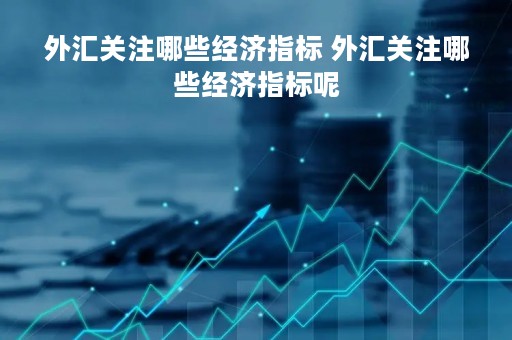 外汇关注哪些经济指标 外汇关注哪些经济指标呢