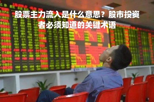 股票主力流入是什么意思？股市投资者必须知道的关键术语