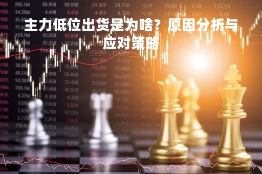 主力低位出货是为啥？原因分析与应对策略