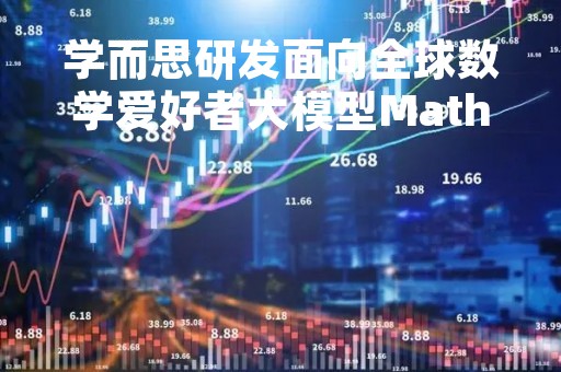 学而思研发面向全球数学爱好者大模型MathGPT 计划于年内推出