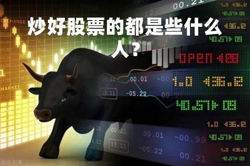 炒好股票的都是些什么人？