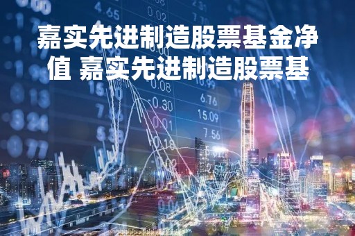 嘉实先进制造股票基金净值 嘉实先进制造股票基金001039