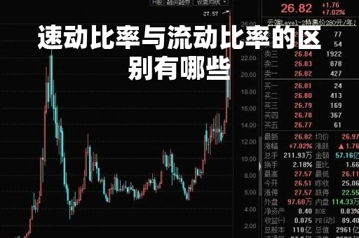 速动比率与流动比率的区别有哪些
