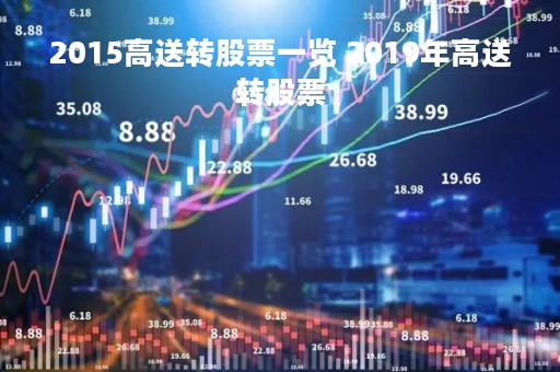 2015高送转股票一览 2019年高送转股票
