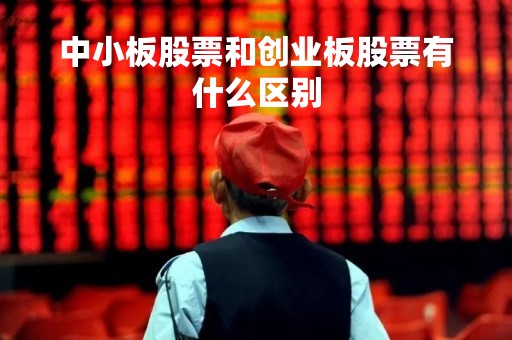 中小板股票和创业板股票有什么区别
