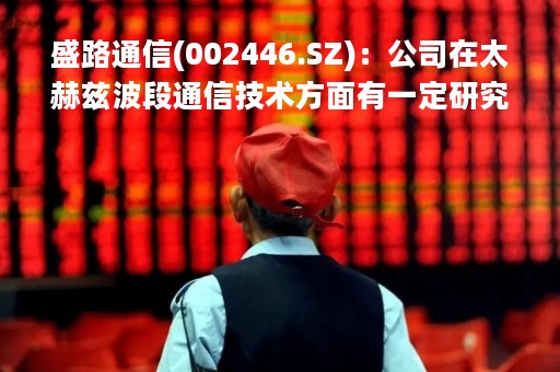 盛路通信(002446.SZ)：公司在太赫兹波段通信技术方面有一定研究和储备