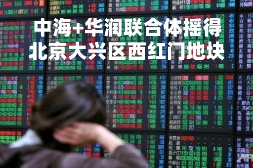 中海+华润联合体摇得北京大兴区西红门地块 成交价37.26亿元