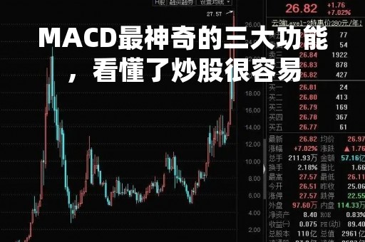 MACD最神奇的三大功能，看懂了炒股很容易