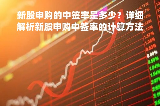 新股申购的中签率是多少？详细解析新股申购中签率的计算方法和影响因素