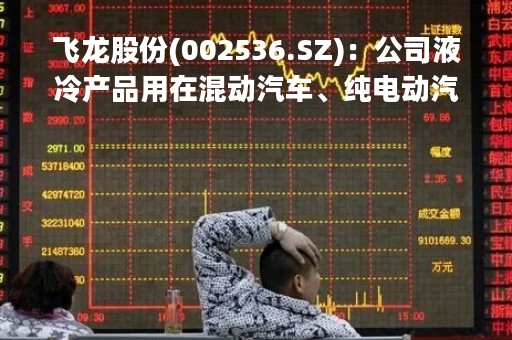 飞龙股份(002536.SZ)：公司液冷产品用在混动汽车、纯电动汽车、氢能源汽车、汽车充电桩、信息通讯、基站、数据中心、储能系统、光伏等