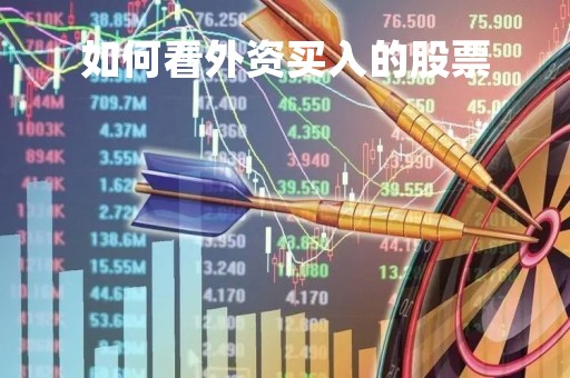 如何看外资买入的股票