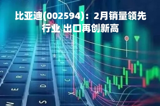 比亚迪(002594)：2月销量领先行业 出口再创新高