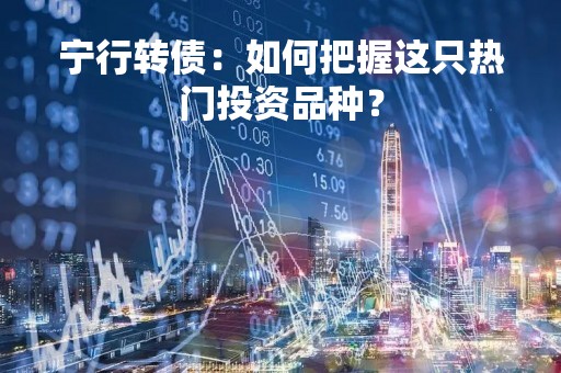 宁行转债：如何把握这只热门投资品种？