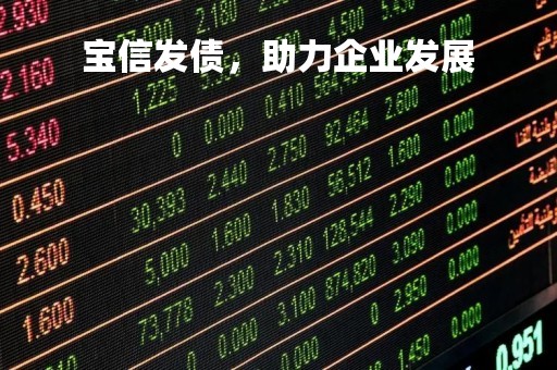 宝信发债，助力企业发展