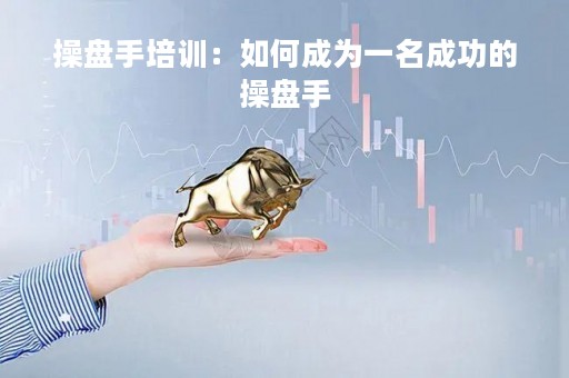 操盘手培训：如何成为一名成功的操盘手