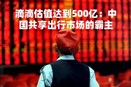 滴滴估值达到500亿：中国共享出行市场的霸主