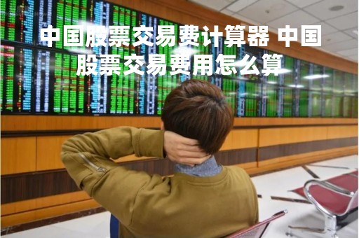 中国股票交易费计算器 中国股票交易费用怎么算