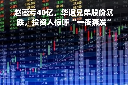 赵薇亏40亿，华谊兄弟股价暴跌，投资人惊呼“一夜蒸发”