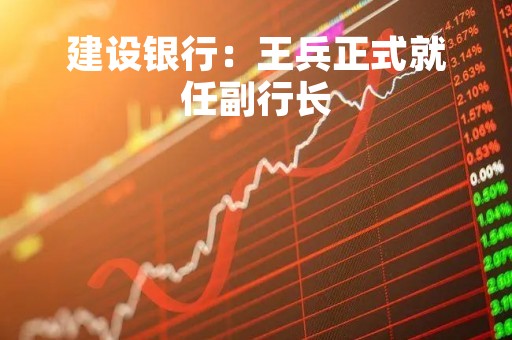 建设银行：王兵正式就任副行长