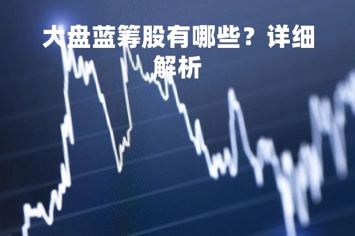 大盘蓝筹股有哪些？详细解析