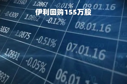 伊利回购155万股