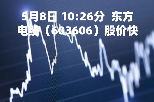 5月8日 10:26分  东方电缆（603606）股价快速拉升