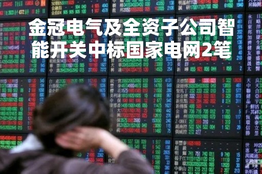 金冠电气及全资子公司智能开关中标国家电网2笔采购项目合计中标金额8492.54万