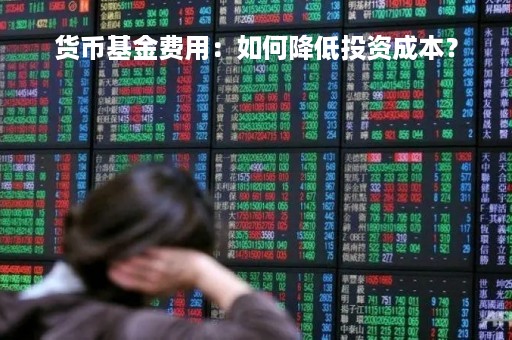 货币基金费用：如何降低投资成本？