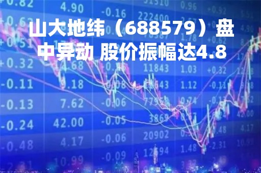 山大地纬（688579）盘中异动 股价振幅达4.85% 跌6.79% 报16.39元（05-08）
