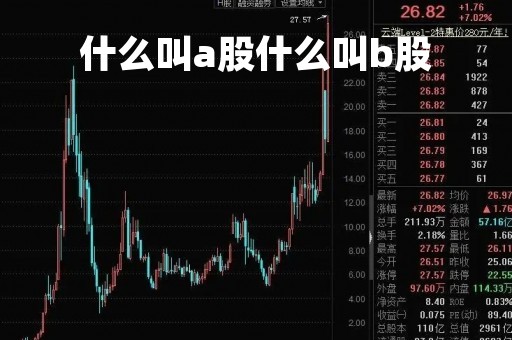 什么叫a股什么叫b股