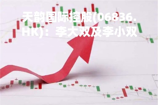 天韵国际控股(06836.HK)：李大双及李小双获委任为集团全新饮品系列的代言人