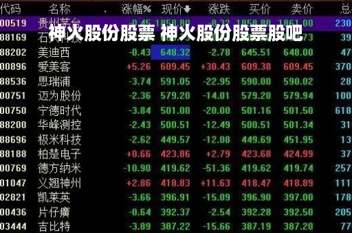 神火股份股票 神火股份股票股吧