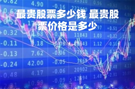 最贵股票多少钱 最贵股票价格是多少