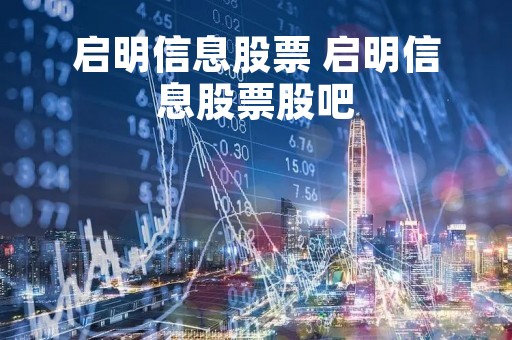 启明信息股票 启明信息股票股吧