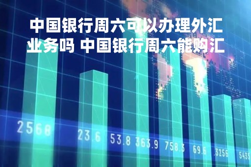 中国银行周六可以办理外汇业务吗 中国银行周六能购汇吗