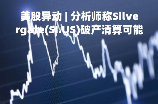 美股异动 | 分析师称Silvergate(SI.US)破产清算可能性很大 股价跌超8%