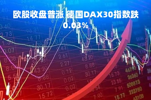 欧股收盘普涨 德国DAX30指数跌0.03%