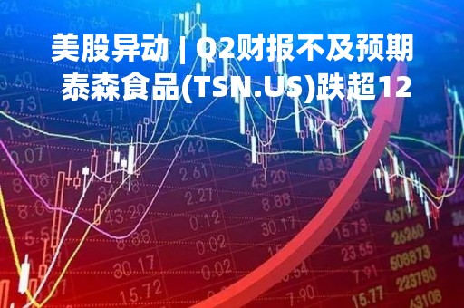 美股异动 | Q2财报不及预期 泰森食品(TSN.US)跌超12%