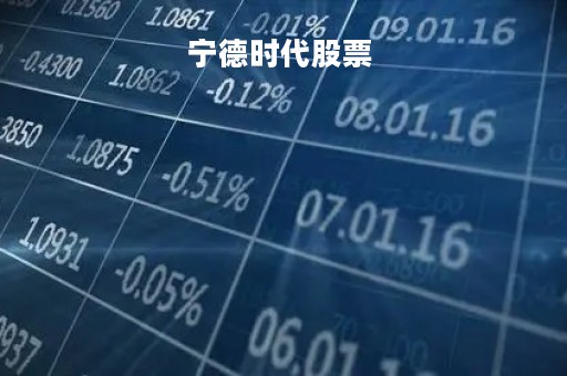 宁德时代股票 
